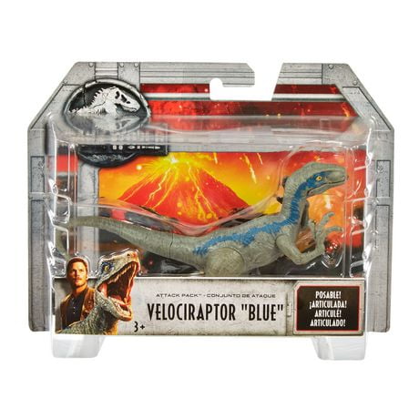 Jurassic World Attack Pack Velociraptor Blue Walmart Canada
