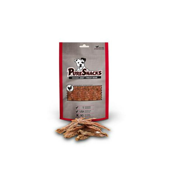 PureSnacks jerky de poulet pour chien