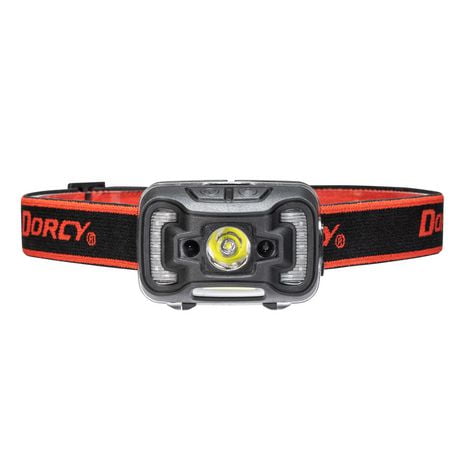 Dorcy Ultra HD Lampe Frontale Rechargeable USB 300 Lumens avec des modes différentes