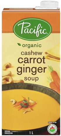 Pacific Natural Foods Natural Cashew Carrot Ginger Soup Pacific Natural Foods Natural Cashew Carrot Ginger Soup