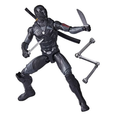 Snake Eyes: G.I. Joe Origins Snakes Eyes Action Figure Collectible Toy with Fun Action Feature and Accessories, Toys for Kids Ages 4 and Up