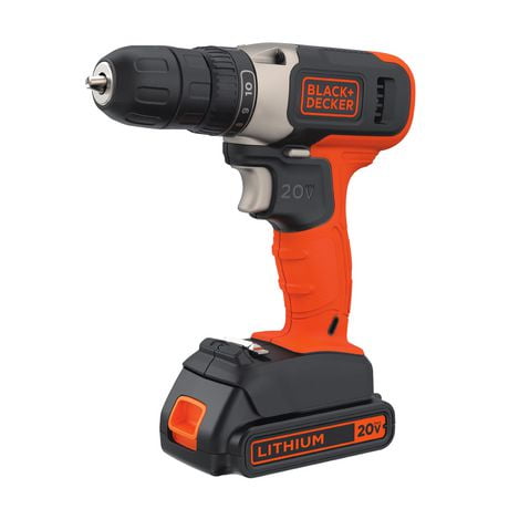 Black + Decker 20V Max Cordless Drill/Driver | Walmart Canada