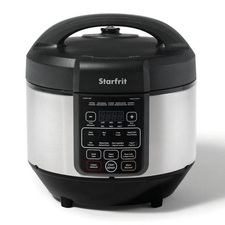 Starfrit Electric Pressure Cooker (8.5Qt / 8L), with SAUTÉ and SLOW COOKER functions