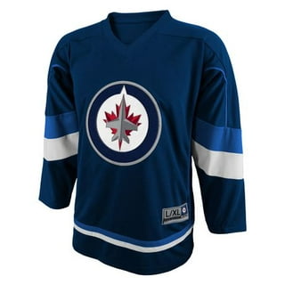 Any Name Number Winnipeg Jets Retro Custom Hockey Jersey Hull Blue