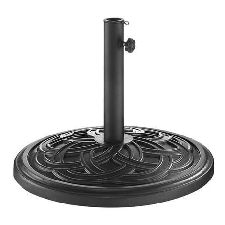 Manor Park Circle Weave Round Outdoor Patio Umbrella Base - Multiple ...