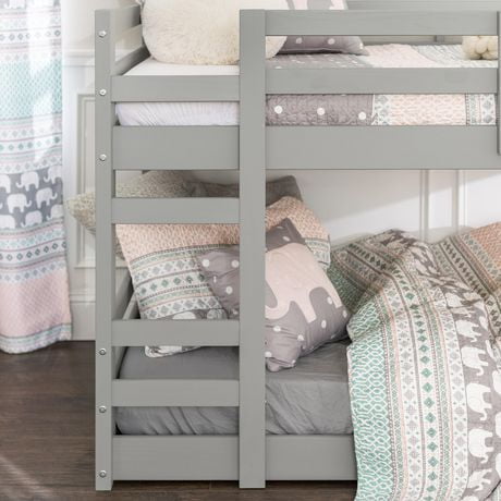Manor Park Low Wood Twin Bunk Bed Canada Manor Park Low Wood Twin Bunk Bed, Bunk Beds That Are Low To The Ground