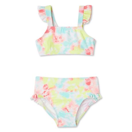 George Toddler Girls' Island Tie Dye 2-Piece Swimsuit - Walmart.ca
