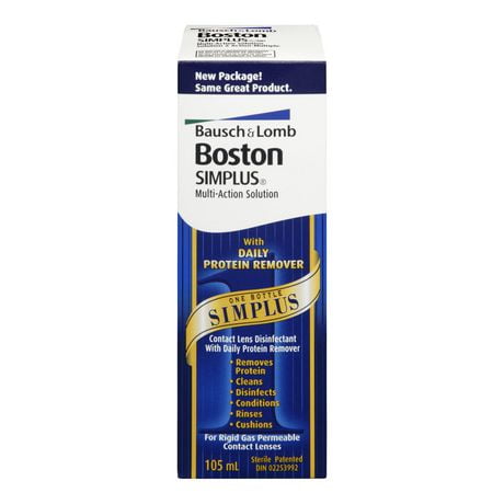 Bausch + Lomb Boston Simplus Solution d'action multiple Désinfectant pour lentilles cornéennes