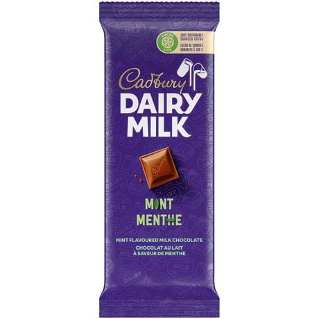 Cadbury Dairy Milk Mint Chocolate | Walmart Canada