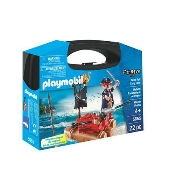 PLAYMOBIL Pirates Raft Carry Case 5655 Play Set