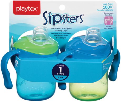 Playtex Baby Sipsters Spill-Proof Soft Spout Training Cups | Walmart Canada