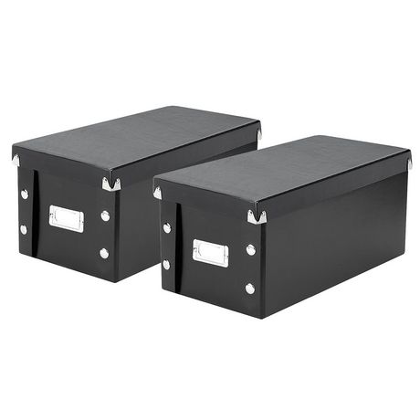 Snap-N-Store Blu Ray/ Video Game Storage Box - Black - Walmart.ca