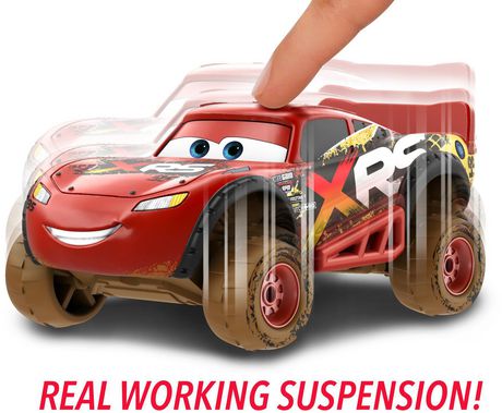 Véhicule avec Suspension Re-volting Disney Pixar Cars Petite Voiture Xrs Course Dans la Boue Jouet pour Enfant Gfp50