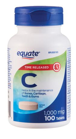 Equate Vitamin C 1000mg Time Release Walmart Canada