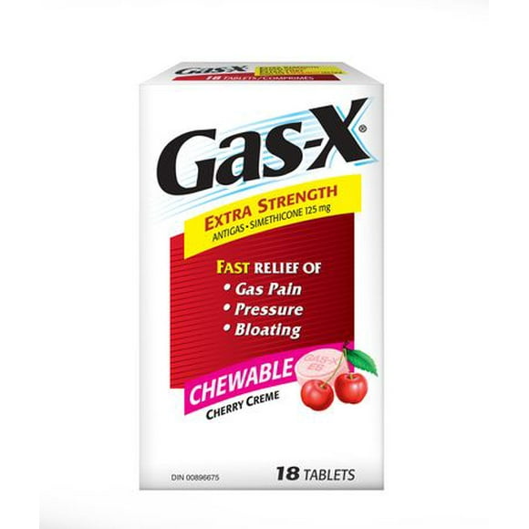 Gas-X Extra Strength Fast Gas Relief Chewables, 18 tablets Cherry