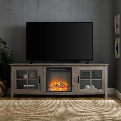 Manor Park Modern Farmhouse Fireplace TV Stand for TV's up ...