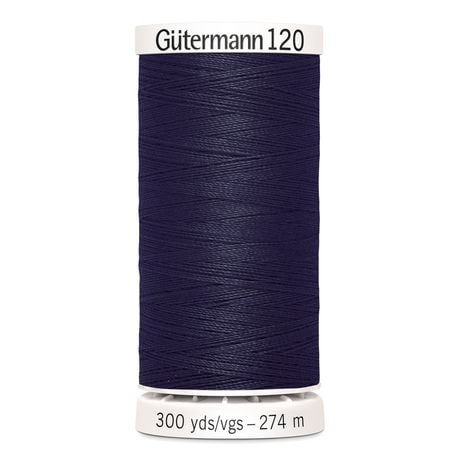 Gutermann 120 100% Polyester All Purpose Thread, 274 m / 300 yds