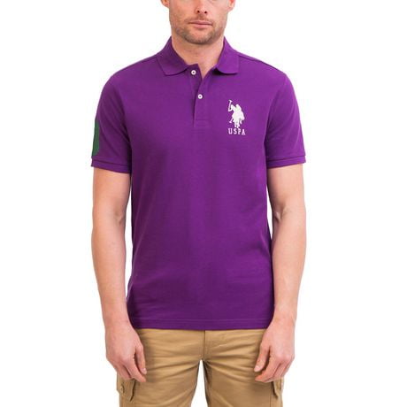 us polo purple t shirt