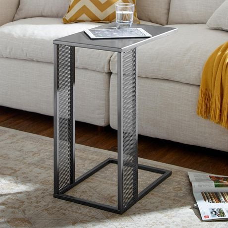 Manor Park Industrial Metal C Table and End Table - Multiple Finishes ...