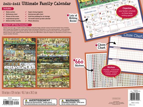 Motherword Large Calendar - English | Walmart Canada