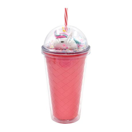 Mainstays Doublewall Straw Tumbler Red | Walmart Canada