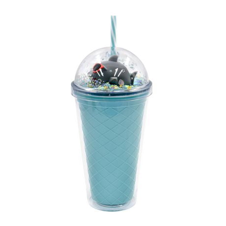 Mainstays Doublewall Straw Tumbler Blue | Walmart Canada