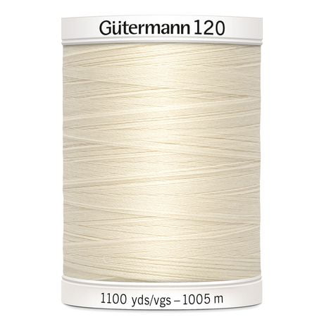 Fil tout usage Gutermann 120 à 100 % polyester 1005 m/1100 vgs