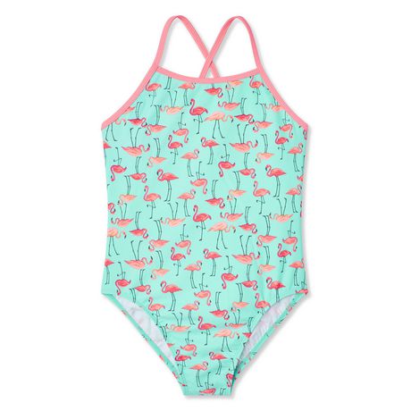 George Girls' 1-Piece Printed Swimsuit | Walmart Canada