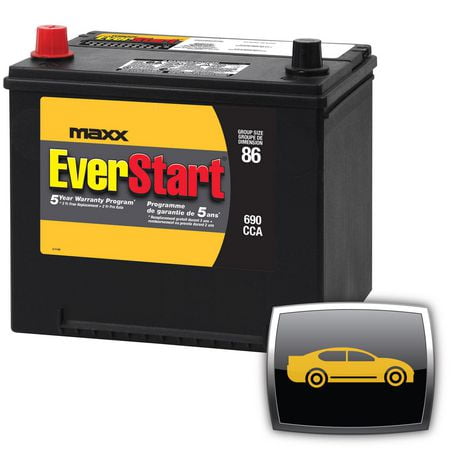EverStart AUTO MAXX-86 – 12 Volts, Batterie automobile, groupe 86, 690 ADF EverStart – Batterie automobile