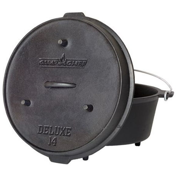 Camp Chef 14" Cast Iron Deluxe Dutch Oven