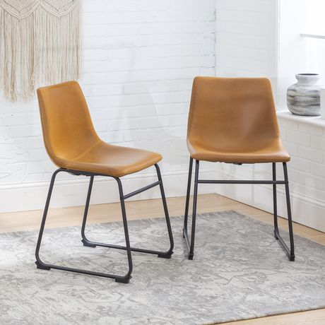 Manor Park 18 Industrial Faux Leather, Wayfair Faux Leather Dining Chairs