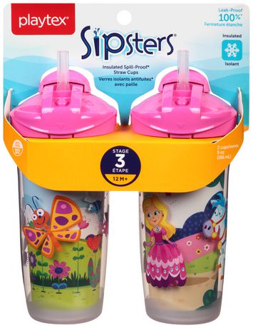 Verres Antifuites Sipsters De Playtex Baby Avec Paille Pour Enfants Walmart Canada