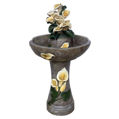 Angelo Décor Lily Blossom Fountain, includes energy efficient pump 