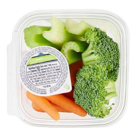 Broccoli/Celery/Carrots w/Dip, 8 oz