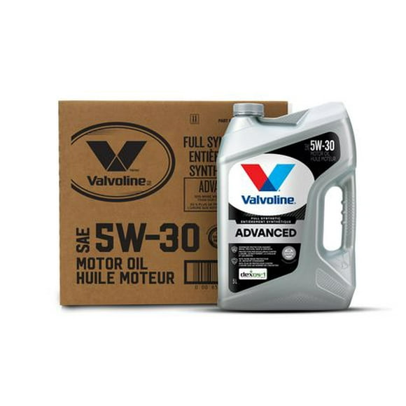 Valvoline Advanced Full Synthetic 5W30 Motor Oil 5L Case Pack