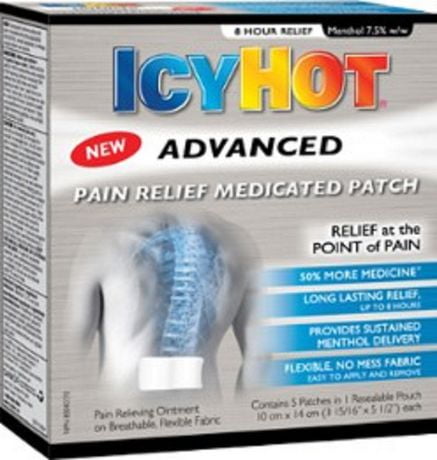 Icy Hot Advanced Pain Relief Medicated Patch | Walmart Canada