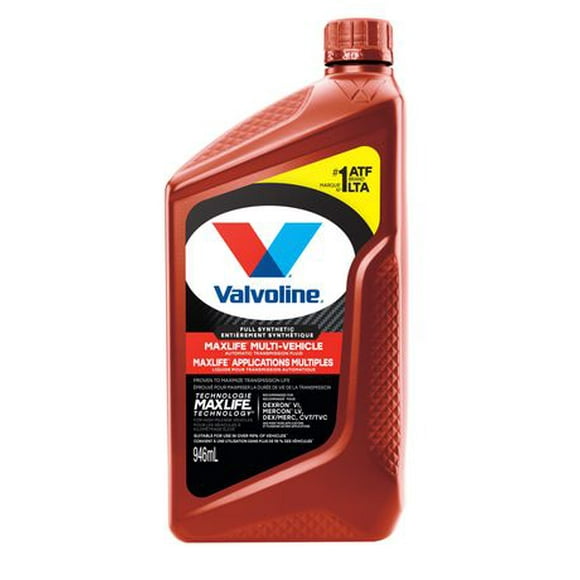 Valvoline Full Synthetic MaxLife Multi-Vehicle Automatic Transmission Fluid, – 946ML