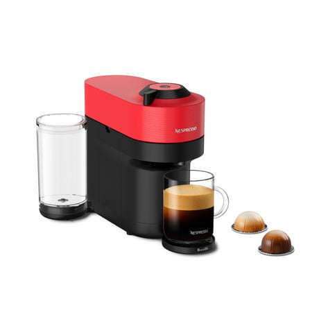 Machine à Café et Espresso Nespresso Vertuo Pop+ par Breville, Rouge épicé