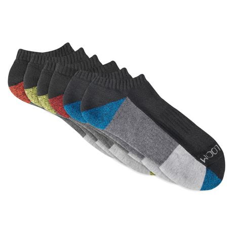 Fruit of the Loom Men's 6 Pair Sport No Show Socks