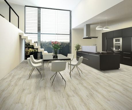 Forever Floor 5 mm Golden Earth Luxury Vinyl Tile Flooring | Walmart Canada