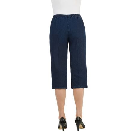 Alia Denim Pull-On Capri | Walmart Canada