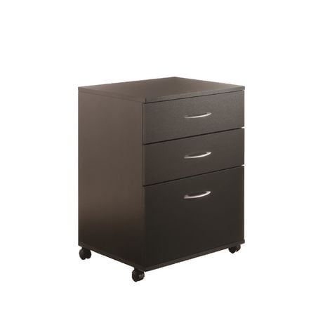 Nexera Essentials 3 Drawer Mobile File Cabinet 6092 Walmart Canada