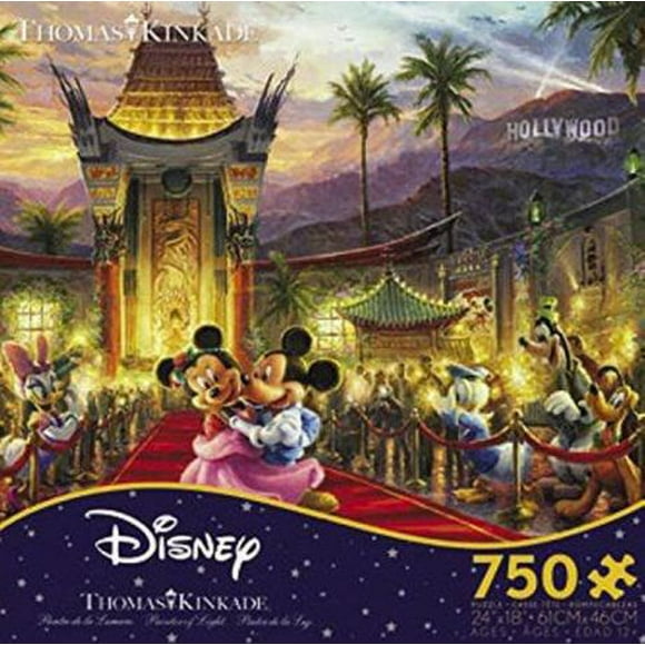 Ceaco: Thomas Kinkade - Disney Mickey and Minnie Hollywood casse tête (750 pc)