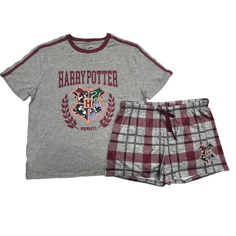 Harry Potter Ladies Sleep HP Collegiate 2 Piece Sleep Set, Size: XS-XL