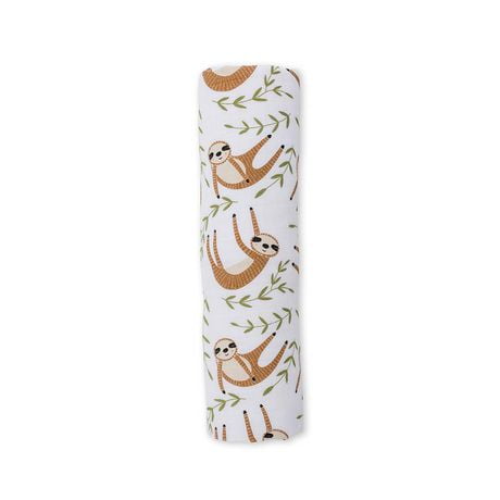 Lulujo Couverture D Emmaillotage De Coton De Mousseline De Bebe Couverture D Allaitement Poussette Paresseux Moderne Walmart Canada