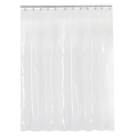 Mainstays Softy Anti-Mildew PEVA Shower Liner, 1 Shower liner