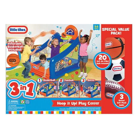 LITTLE TIKES HOOP IT UP PLAY CENTER VALUE PACK WITH 25 BALLS, LITTLE TIKES HOOP IT UP PLAY CENTER