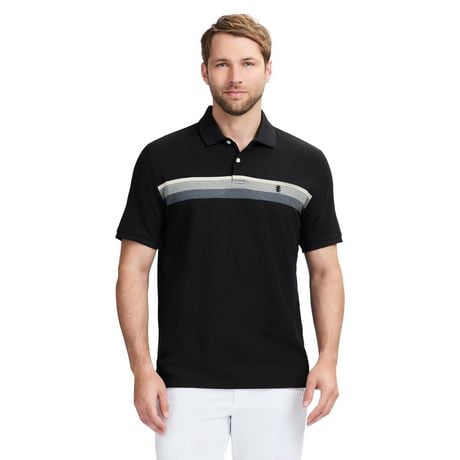 IZOD SS ADV PERF STP POLO, S-XXL