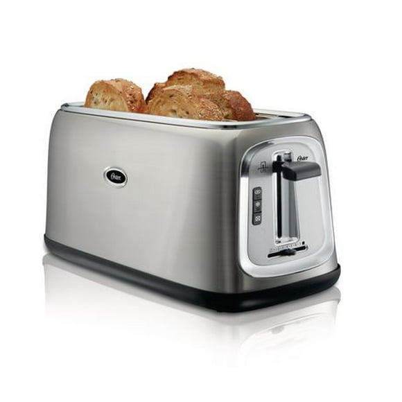 Oster® 4-Slice Long-Slot Toaster, Stainless Steel, TSSTTRJB30-033