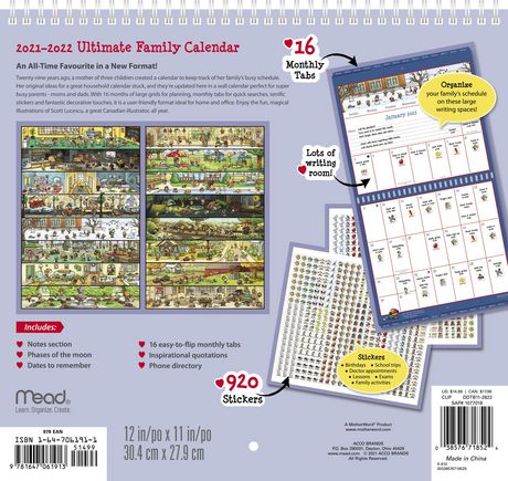 Motherword Wall Calendar - English | Walmart Canada